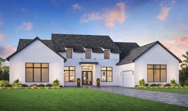 Front elevation rendering of the Cabris home design at Monterey at Lakewood Ranch